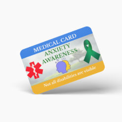 Anxiety Awareness Medical Card