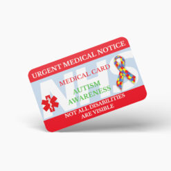 Autism Awareness NHS Medical Card