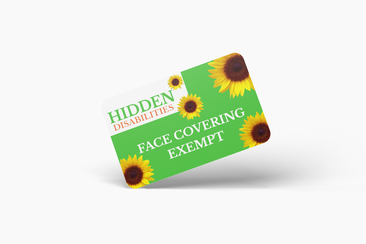 Face Mask Covering Exempt Card