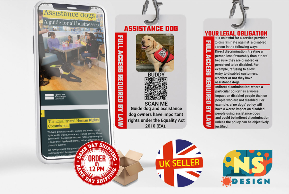 Assistance Dog Card NS Design