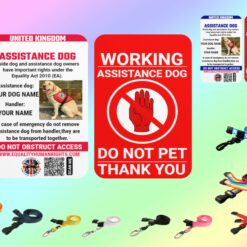 Assistance Dog - Service Dog - Law Card - Do Not Pet
