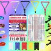 Custom Assistance Dog UK Law Card with Lanyard and Card Holder-Equality & Human Rights Commission Guide QR Code