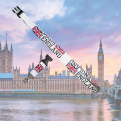 white England lanyard