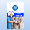 Care Worker Portrait ID Card
