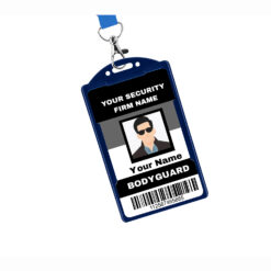 Name and Photo Security Bodyguard ID Card Badge