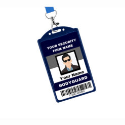 Name and Photo Security Bodyguard ID Card Badge