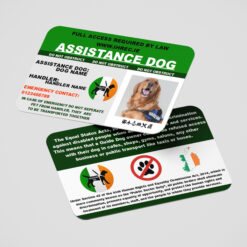 Assistance Dog Law Card Ireland