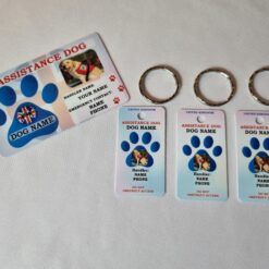 Assistance Dog Law Card with 3 tags and lanyard v1.