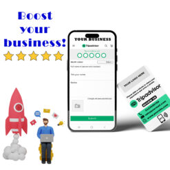 NFC TripAdvisor Tap-to-Review Card: Streamline Your Customer Feedback Process